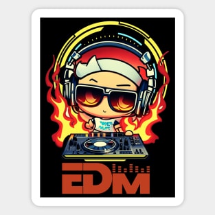 EDM X-Pro DJ! Red/Yellow Magnet